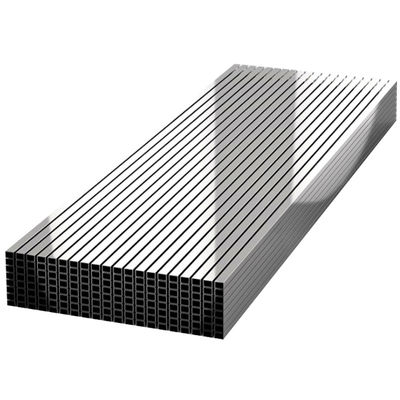 Verzinkte Quadratrohr-Eisenrohr 0,9 mm Gi Perforierter Pulverbeschichteter Strukturstahl mit Oberfläche und ASTM A53-2007
