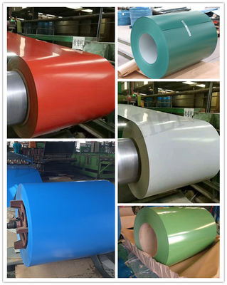 ASTM-Standard vorgefärbt galvanisiert PPGI PPGL Roll Farbbeschichtung Stahlspule für Dachplatten Sirm zertifiziert