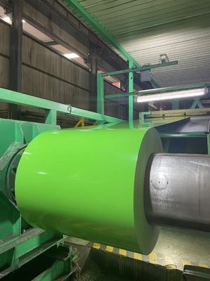 Doppelbeschichtete Farbe Gemalte Metallrollenfarbe Verzinkte Farbbeschichtung PPGI PPGL Stahlspule/Blätter in Spule für RAL-Farbe