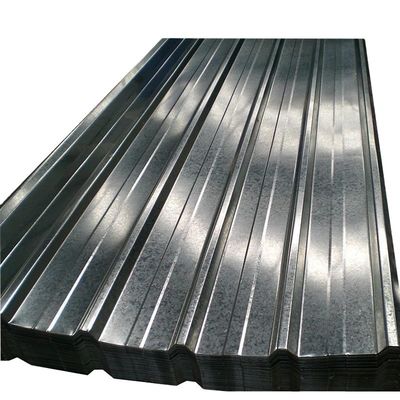 600-1100 mm Breite Farbbeschichtete Metallgewölbte Dachplatten mit Festigkeit Stahlplatte und verzinkte PPGI