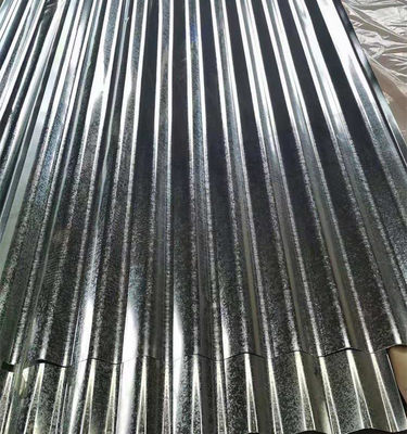 GI-Dachplatte 0,22-0,25 mm Galvanisierte Galvalume Vormalte Farbe Beschichtet Wellglas Trapez-Stahl-Dachfliese