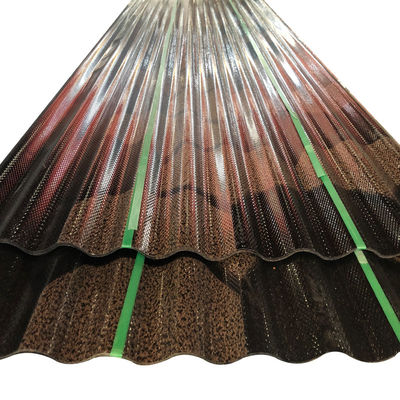 angepasste Farbe Q195 Q235 Q355 RAL Wellstahldachblech Galvanisieren Ppgi Wellprofilbleche in Standard ASTM
