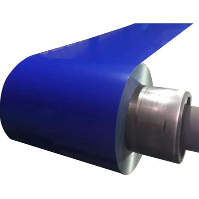 600-1250mm Breite kundenspezifische PPGI Farbbeschichtete Stahlspule 0,4mm vorgefärbte verzinkte Stahlspule PPGI mit Z30-Z40 Beschichtung