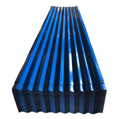 0.1-1mm Dicke PPGI Vormalte Farbbeschichtung CGI Wellfarbe Verzinkte Stahldachplatte aus Eisen für Baustoffe