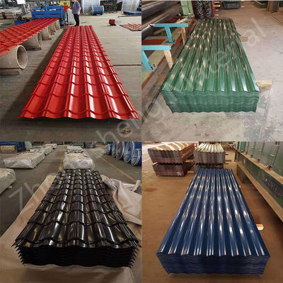 Custom Walzplatte ASTM A653 Dx51d Z275 14 Gauge Farbbeschichtung vorgefärbt galvanisiert PPGI Walzplatte Stahl Metalldachplatte