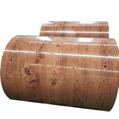 Entwickeln, heiß getaucht, kalt gewalzt, SPCC Dx51d Holz Z100 Ral 3019 3020 9016 9002 Farbbeschichtete Gi Verzinkte Spulen PPGI PPGL