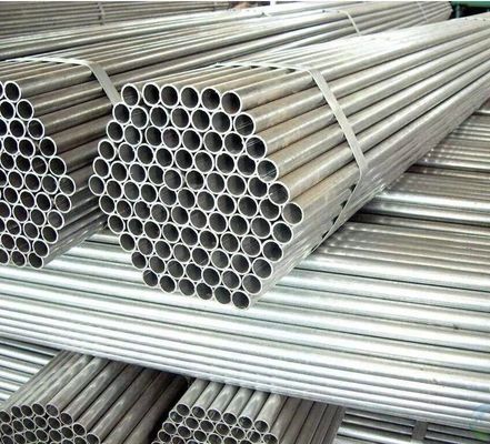 Nichtlegierte Schleuderei 1,2 mm 1,5 mm Dicke 6 m Länge Warmgewürfelte galvanisierte Runde Stahlrohr für das Stapeln