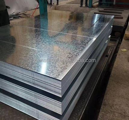 0.2mm 0,4mm Dicke Galvanisierte Stahlspulenplatte ASTM A36 mit regulärem Spangel DX51D Z/SGCC/DC01 Z/DC51D Z-Grad