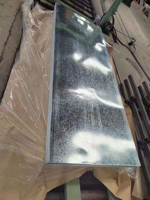 0.2mm 0,4mm Dicke Galvanisierte Stahlspulenplatte ASTM A36 mit regulärem Spangel DX51D Z/SGCC/DC01 Z/DC51D Z-Grad