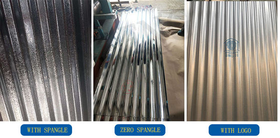 600-1500 mm Breite Zink IBR GI Verzinkte Dachplatte mit 0,6 mm Dicke und Logo-Anpassungsoption