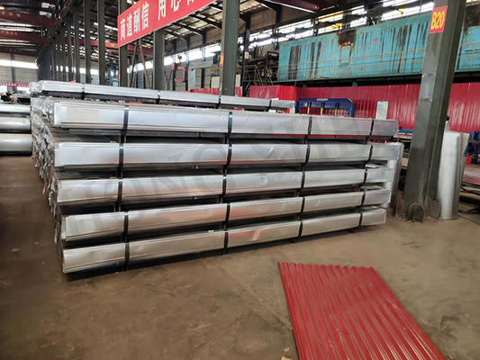 600-1500 mm Breite Zink IBR GI Verzinkte Dachplatte mit 0,6 mm Dicke und Logo-Anpassungsoption