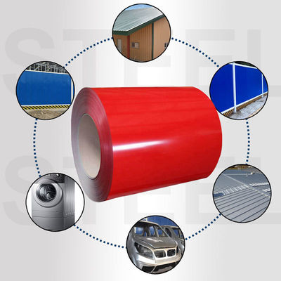 Farbbeschichtete vorgefärbte galvanisierte Stahlspule für Toleranz ± 1% und ASTM/AISI/SGCC/CGCC/TDC51DZM/DX51D Z Q195-q345