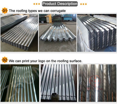 Vollhard galvanisiertes Eisen Stahl Metall gi Dachplatte/gi Wellstahlplatte/Zink Dachplatte Eisen Dachplatte CIF