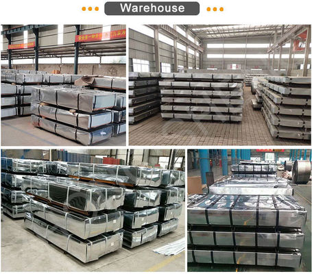 Baustoff Z30g Galvanisiertes Wellstahldachblatt 0,13-1,0 mm Dicke mit 600-1500 mm Breite