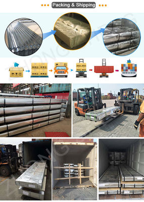 GI-Dachblatt BWG 34 Bhushan Regular Spangle Galvanisiert Wellfarbstoff ISO-gestempelt Länge 1 12m oder wie vom Kunden angefordert
