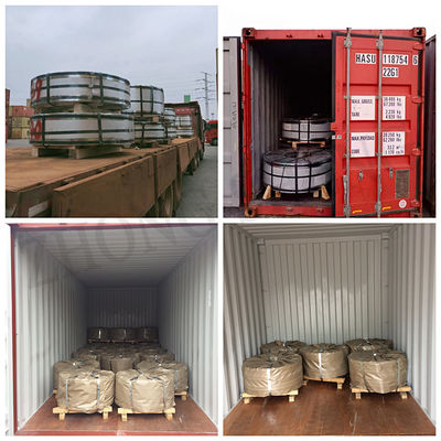 ASTM/AISI/SGCC/CGCC/TDC51DZM/TDC52DTS350GD/TS550GD/DX51D Z Q195-q345 Hartverzinkte Stahlstreifen für Rohre und Kabel