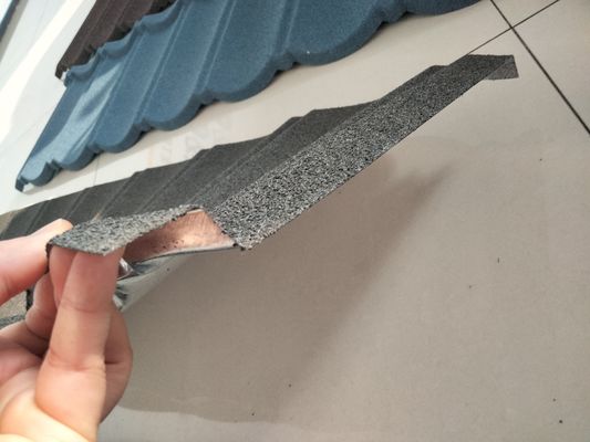 Steinbeschichtete Stahldachfliesen Römische Fliesen mit 20-275 g/m2 Zinkbeschichtung und PVOC-Zertifizierung