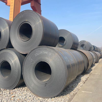 Längen nach Wunsch Behälterplatte A36 Warmgewalzte Stahlspule 5mm 6mm 8mm 1219mm 1250mm 1500mm Niedrigkohlenstoffstahlspule