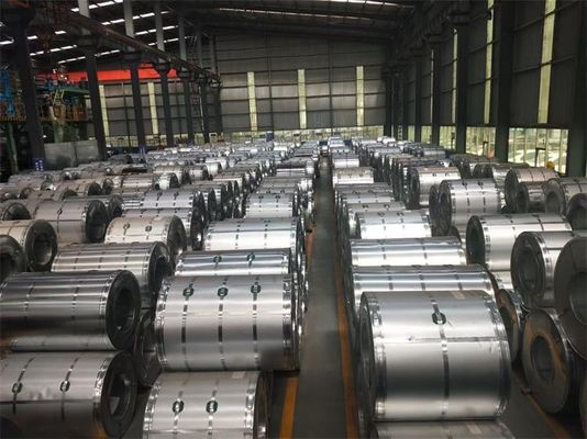 Große Tonnage DX51D Z275g 1219mm Breite Große Spangel GI Heißtauchverzinkte Stahlspule mit ±1% Toleranz und Proben