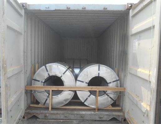 Große Tonnage DX51D Z275g 1219mm Breite Große Spangel GI Heißtauchverzinkte Stahlspule mit ±1% Toleranz und Proben