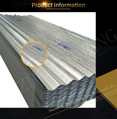 0.25mm-0.45mm Dicke Galvanisierte Dachplatte 16 Fuß Lange Qualität DX51D für die Herstellung und Haltbarkeit