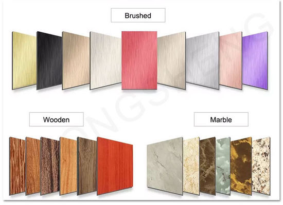 Primär 55% Aluminium Zink Warmtauchen Spulen mit Gold Aluminium Spiegel Oberfläche und Grau-Beige-Gedruckte Design in O H112 Temperature