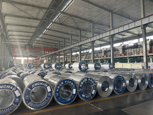 Schnittbleche Regelmäßiger Spangel G40 G60 G90 Galvanisiertes Eisenblech Galvanisierte Gi-Stahlspule mit leicht geölter Oberfläche