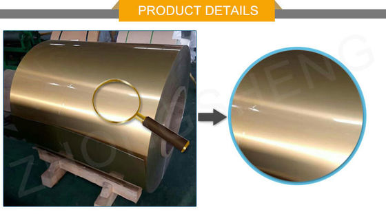 Farbbeschichtete Aluminium-Spule für Bauwerke 6000 7000 0,8 mm 1,0 mm Dicke angepasste Farboberfläche