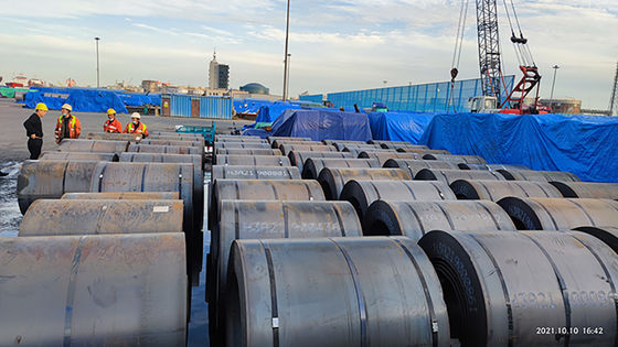ASTM A-131 A36 Q235 HR Kohlenstoff MS Warmgewalzte Stahlspule Garantie und Menge 5*1500mm Größe für die nichtlegierte Industrie