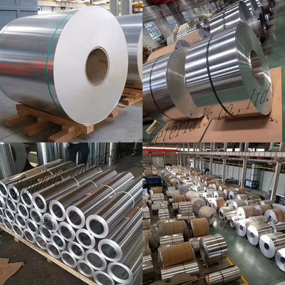 3102 3105 Spiegelreflektierende Aluminium-Spule mit regelmäßigen Spangeln und bestenfalls leicht geölt