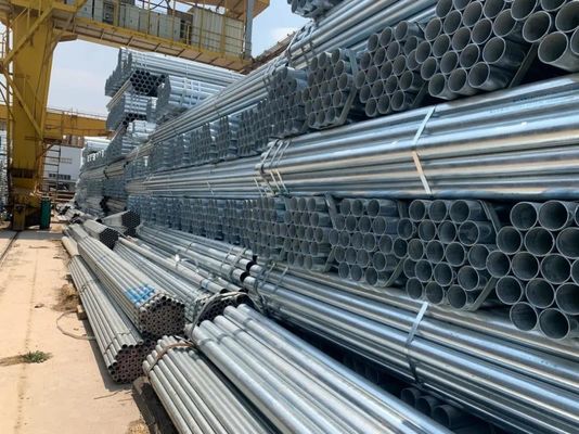 10 ft Rundverzinktes Rohr 2,5 mm und 3,5 mm Dicke SASO für die Herstellung zertifiziert