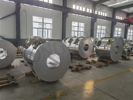 Rundrolle 78 mm 15 Zoll Aluminiumspirale für Rinnen ASTM 8011 Silberbeschichtete Aluminiumstreifen Klasse A1050