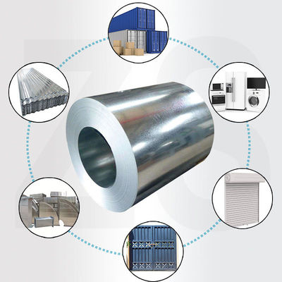 Dx51D Z275 Zinkverzinktes Metallblech, warm getaucht, verzinkte Spulen Stahl Gi-Spulen mit 508mm/610mm Spulen-ID Z30-Z40 Beschichtung