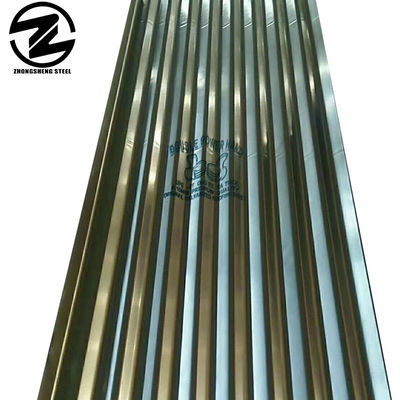 Verarbeitung und Verarbeitung von gewölbten galvanisierten Metalldachplatten mit einer Dicke von 0,12-1,2 mm