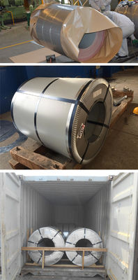 ASTM-Standard Holzkornfarben beschichtet galvanisierte Streifenspirale PPGI Stahlspirale für Dachplatten SIRM zertifiziert und genehmigt