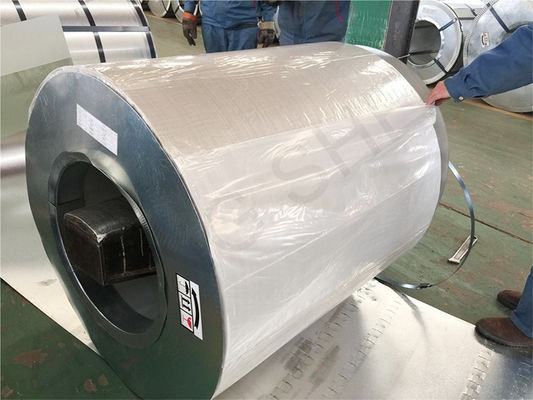 Technik Kaltgewalzte PPGI Doppelfarbe gi Eisenfolie Spirale z40 Lackierung 15/20 RAL9001 Verzinkte Stahlspirale für Dachdecken