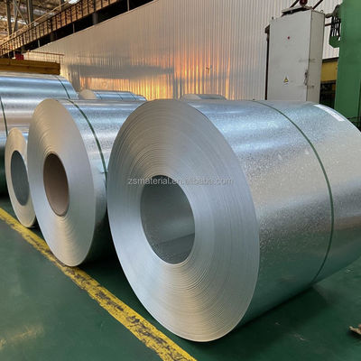 Regelmäßige Spangelschleife aus galvanisiertem Stahl mit Spulen-ID 508-610MM Dx51d Dx52d Dx53d Z275 im Standardpaket