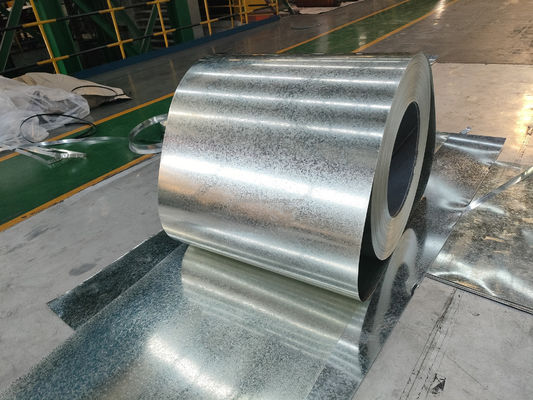 Verkauf von kaltgewalztem Stahl auf Basis von DX51D JIS ASTM A653 SS340 Warmgewalzte galvanisierte Spule mit regelmäßigen großen Spangeln