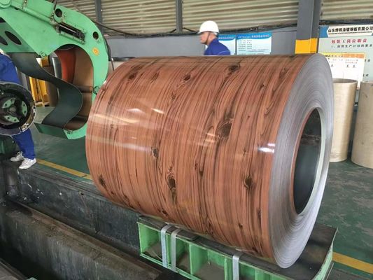 Vorgefärbte Polymerfarbbeschichtete PPGI A653 G60 S350GD 0,12-4,0 mm Verzinkte Stahlspulen für Zaunarbeiten