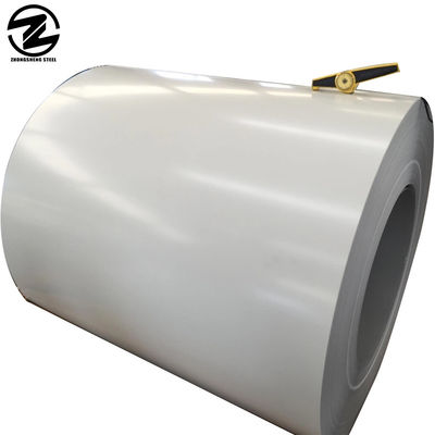 0.35*1219mm Größe Ral 9003 Vorlackierte galvanisierte PPGI-Stahlspule Grade DX51D Z/SGCC/DC01 Z/DC51D Z 3-5 Tonnen Spule Gewicht