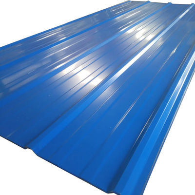 DX51D Farbbeschichtete Dachplatte PPGI Wellstahl Dachplatte Typ Dachplatte mit All RAL Farbe und benutzerdefinierte Farbe