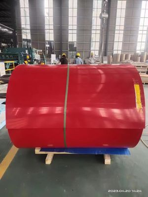 Doppelfarbige PPGI-Eisenfolie Z40 15/20 vorgefärbte galvanisierte Stahlspule mit Entwicklungsservice und Breite 600-1500MM