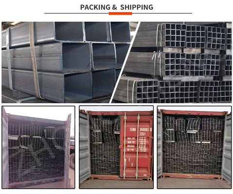 Chemische Düngemittelröhre Perfekte Verarbeitungsleistung mit 1,5 8,18 mm Dicke 12X12 2,5x2,5 Hot Dip Steel Square Tube