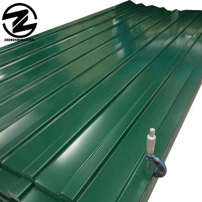 CRC-Rohstoff Niedrigere Einfuhr und RAL 9047 Standardhöhe Stahl Trapez-Metall farbenfrohe Dachplatte zur Inspektion