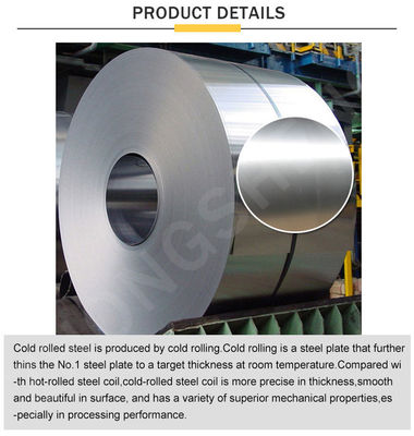 Galvanisierte kaltgewalzte Stahlspulen mit einer Dicke von 0,5 mm und einer SAE 1008-Qualität