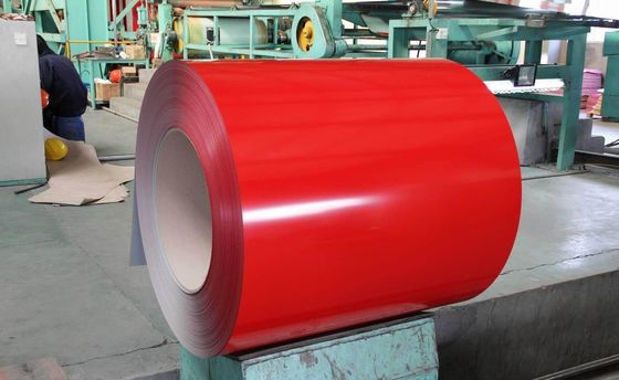 914mm PPGI RAL 9003 RAL 5052 Farbbeschichtete galvanisierte Stahlspule mit Primal und Länge nach Wunsch