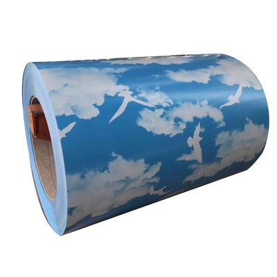 Farbenfrohe PPGL-Spule für Dachfliesen vorgefärbtes PVC-beschichtetes Stahlblech in Vietnam in der gewünschten Länge