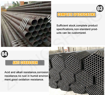 Q235 Q345 ASTM A106 14 Zoll 15MM 25MM Dicke Kohlenstoffstahlrohr mit galvanisiertem Ja-Skin-Pass und -Grad