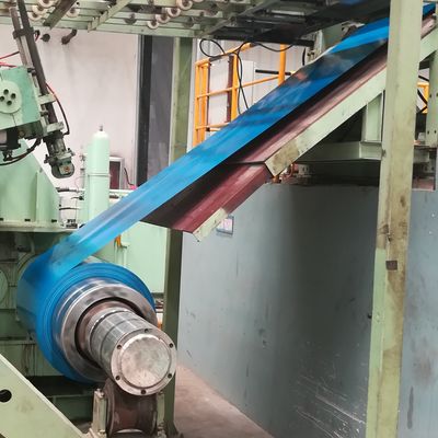 3-5 Tonnen Spirale Gewicht Z121-Z180 Beschichtung RAL5017 Blau Vormalung PPGI Stahlspirale 0,21*914mm