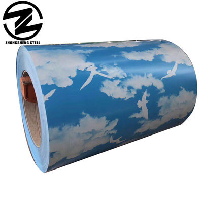 Blaue RAL Farbe PPGI RAL9002 RAL5016 Farbbeschichtete Stahlspule S320GD RAL8017 mit Länge nach Kundenanforderung